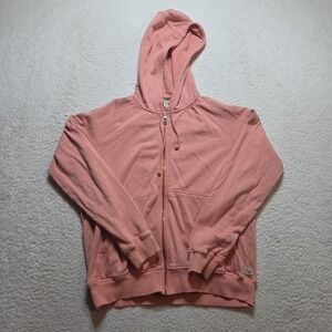Toad&Co Sweatshirt Womens Smal Pink Zip Hoodie Outdoor Hemp Cotton Organic